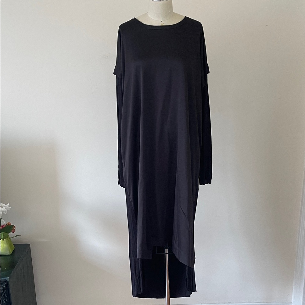 Elegant Black Long Sleeve Dress